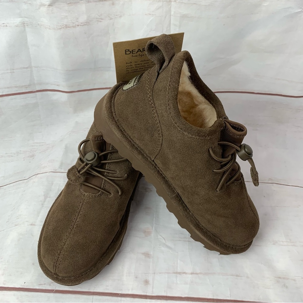 BEARPAW Phoenix Youth US1 Winter Boots wool kids boys shoes Shearling mocassins - Picture 15 of 16